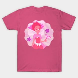 Fun Flower Fairy Pink Tones T-Shirt